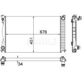 Radiator, engine cooling MAHLE BEHR - CR 1861 000S