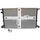 Radiator, engine cooling MAHLE BEHR - CR 2176 000P