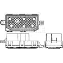 Régulateur du pulseur d'air habitacle (chauffage/ventilation) MAHLE BEHR - ABR 77 000P