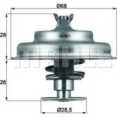 Termostato, refrigerante MAHLE BEHR - TX 75 80D