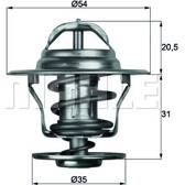 Thermostat, coolant MAHLE BEHR - TX 13 87D