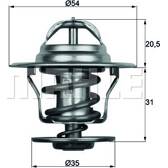 Thermostat, coolant MAHLE BEHR - TX 15 87D