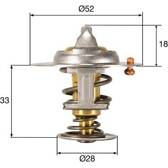Thermostat, coolant MAHLE BEHR - TX 327 92D