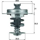 Thermostat, coolant MAHLE BEHR - TX 67 83D