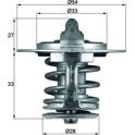 Thermostat, coolant MAHLE BEHR - TX 84 77