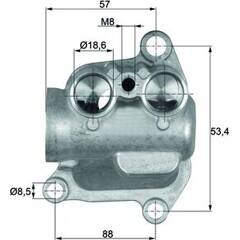 Thermostat (refroidissement d'huile) MAHLE BEHR - TO 12 100
