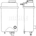 Vase d'expansion (liquide de refroidissement) MAHLE BEHR - CRT 52 000S