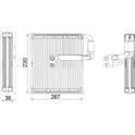Verdamper, airconditioning MAHLE BEHR - AE 27 000P