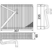 Verdamper, airconditioning MAHLE BEHR - AE 87 000P
