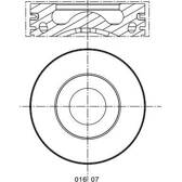 Zuiger MAHLE BEHR - 016 07 00
