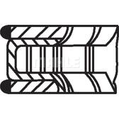 Zuigerveerset MAHLE BEHR - 028 RS 00130 0N0