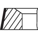 Zuigerveerset MAHLE BEHR - 030 60 N1
