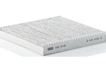 Filter, kupéventilation