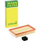 Filtre à air MANN-FILTER - C 2774/3 KIT