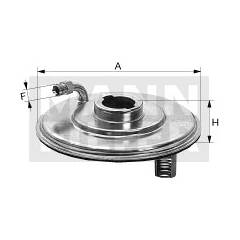 Filtre hydraulique (correcteur d'assiette) MANN-FILTER - H 187
