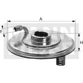 Hydraulische filter, niveauregeling MANN-FILTER - H 187