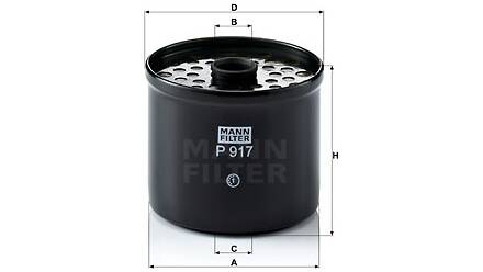 Kraftstofffilter MANN-FILTER P 917 x