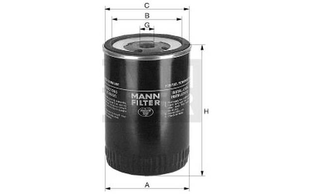 MANN-FILTER Kraftstofffilter WK 78 für