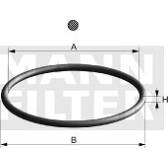 Pakking, oliefilter MANN-FILTER - DI 118-02