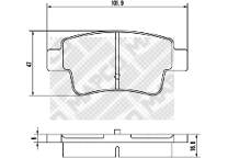 Bremsbeläge hinten (4er-Satz)