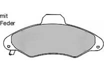 Bromsbelägg fram