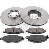 Bromssats, skivbroms MAPCO - 47668