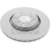 Jeu de 2 disques de frein MAPCO - 15831C