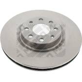 Jeu de 2 disques de frein MAPCO - 25714