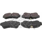 Front brake pad set MAPCO - 6344