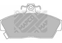 Front brake pad set
