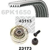 Kit Cinghie Poly-V MAPCO - 23113