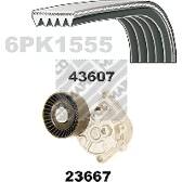 Kit Cinghie Poly-V MAPCO - 23609