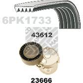 Kit Cinghie Poly-V MAPCO - 23612