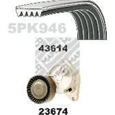 Kit Cinghie Poly-V MAPCO - 23614