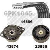 Kit Cinghie Poly-V MAPCO - 73806