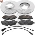 Kit disques et plaquettes de frein MAPCO - 47025HPS