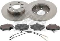 Kit disques et plaquettes de frein