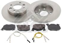 Kit disques et plaquettes de frein