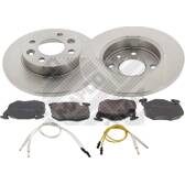 Kit disques et plaquettes de frein MAPCO - 47153