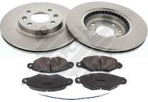Kit disques et plaquettes de frein