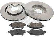 Kit disques et plaquettes de frein