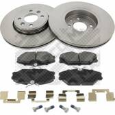 Kit disques et plaquettes de frein MAPCO - 47160