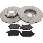 Kit disques et plaquettes de frein MAPCO - 47162