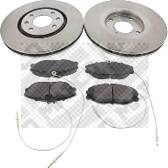 Kit disques et plaquettes de frein MAPCO - 47354