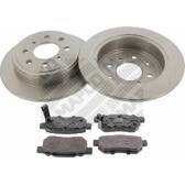 Kit disques et plaquettes de frein MAPCO - 47537