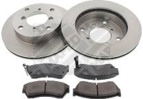 Kit disques et plaquettes de frein