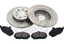 Kit disques et plaquettes de frein
