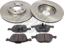 Kit disques et plaquettes de frein