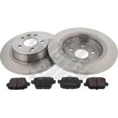 Kit disques et plaquettes de frein MAPCO - 47662