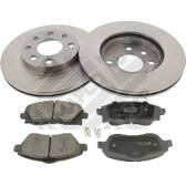 Kit disques et plaquettes de frein MAPCO - 47672